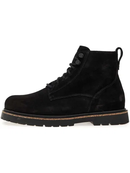 Botine Birkenstock din dantelă negru