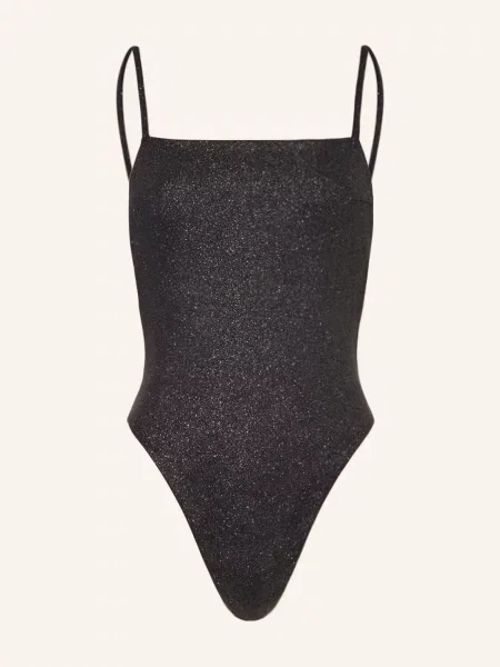 Jednodílné plavky Calvin Klein One Piece Square Neckline černé