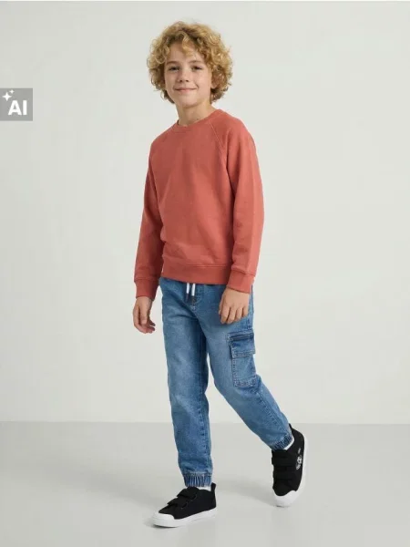 Sinsay Mikina basic červená
