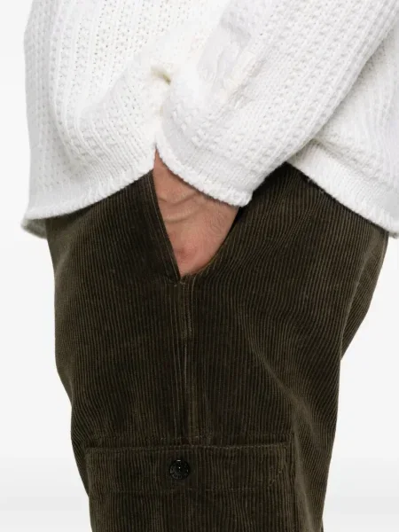 Παντελόνι Stone Island κοτλέ πέτρες πράσινο