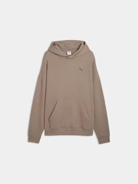 Худі PUMA Ess Oversized Hoodie комбінований верх бежевий