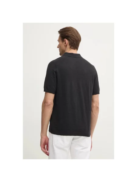 Koszulka polo Calvin Klein czarna