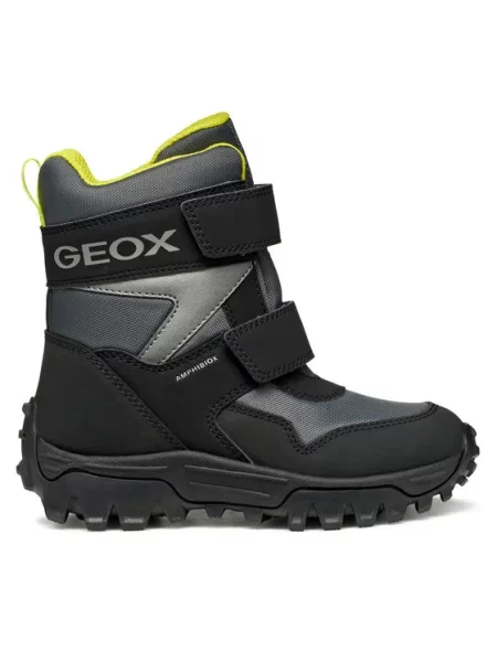 Členkové topánky Geox sivá