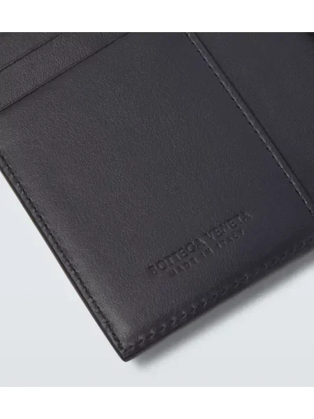 Portofel Bottega Veneta din piele negru