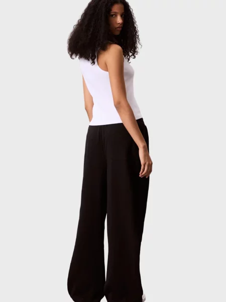 Махровые брюки Calvin Klein Jeans черные