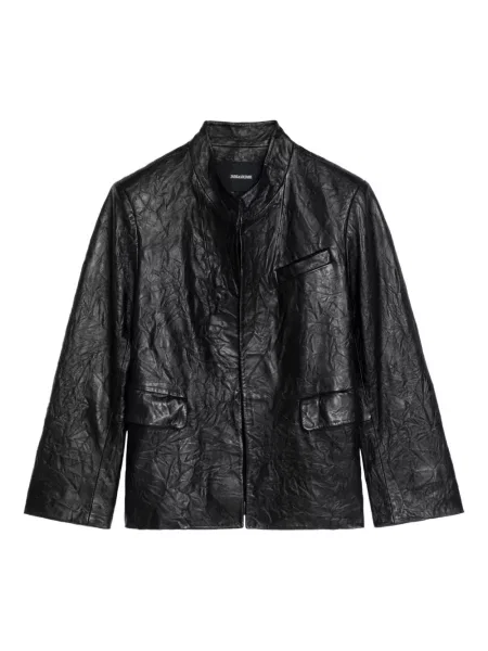 Sacou Zadig&voltaire din piele negru