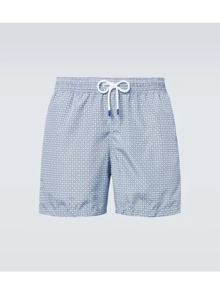 Plavalne hlačke Fedeli s potiskom zelena