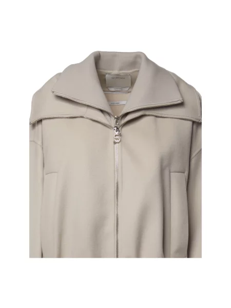 Kurtka bomber Sportmax wełniany beżowy