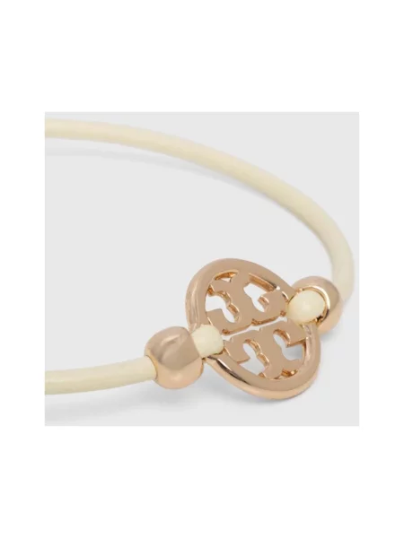 Tory Burch bransoletka Miller Slider beżowa