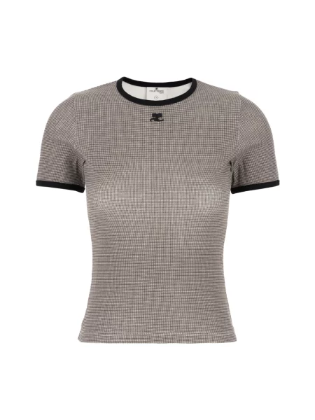 Wielobarwność koszulka Courreges