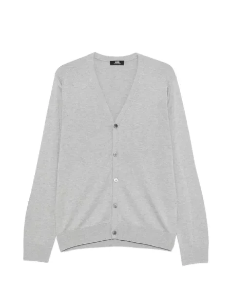 Cardigan Alpha Studio cu decolteu în V gri