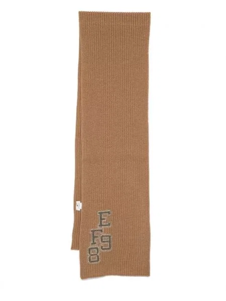 Κασκόλ Elisabetta Franchi καφέ
