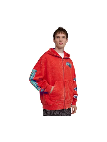 Bluza rozpinana Puma czerwona