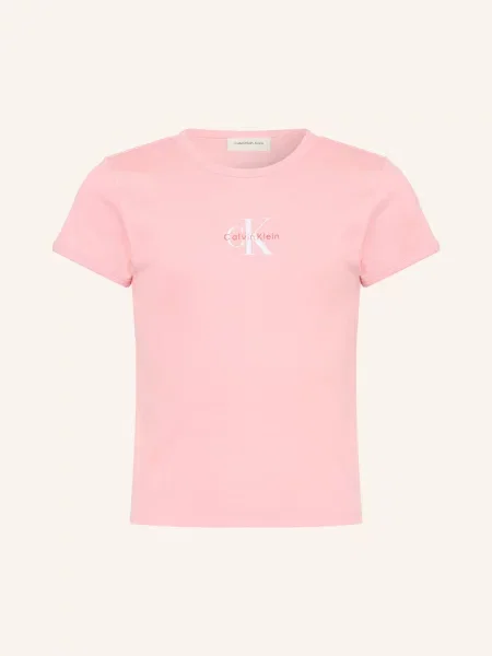 Calvin Klein Tričko růžová bílé