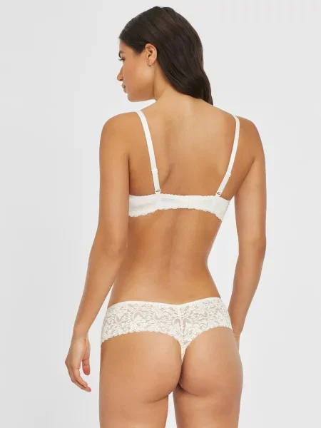 LASCANA Tanga crem / gri negru