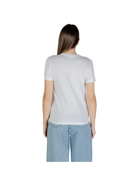 Krátke tričko Calvin Klein Jeans biela
