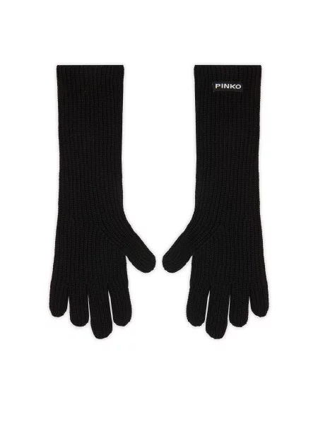 PINKO rokavice Grecia črna
