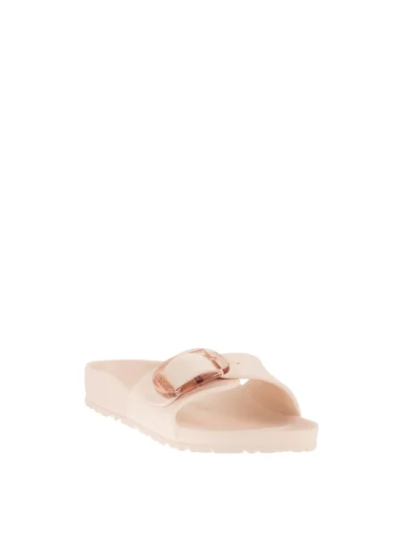 Klapki Birkenstock na sprzączkę różowe