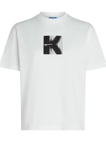 KARL LAGERFELD JEANS Tricou negru alb