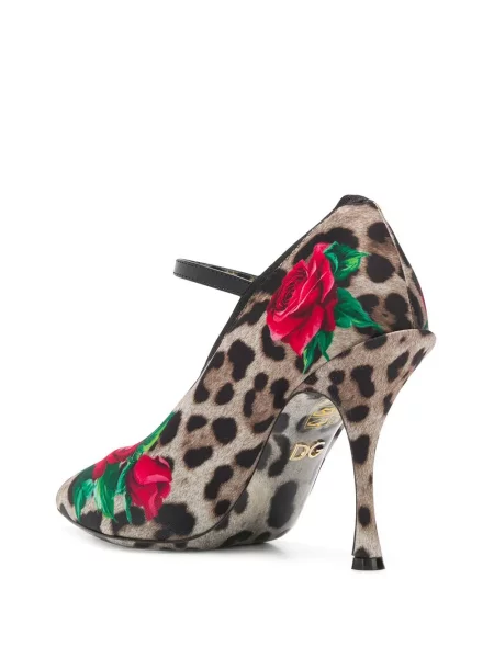 Pantofi cu toc Dolce & Gabbana maro