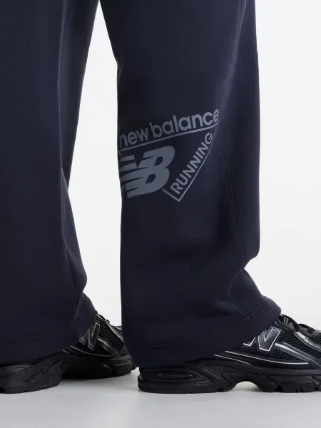 Флисовые спортивные штаны New Balance синие