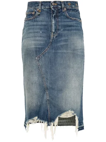 Spódnica R13 niebieska