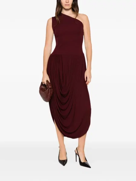 Μίντι φόρεμα Brandon Maxwell κόκκινο