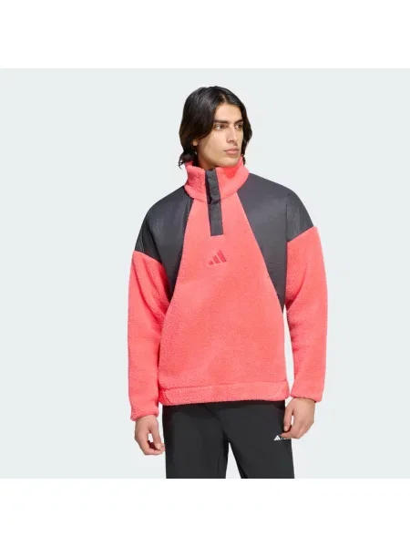 Bluza polarowa zakładana przez głowę z zatrzaskami Terrex Xploric CLIMAWARM High Pile