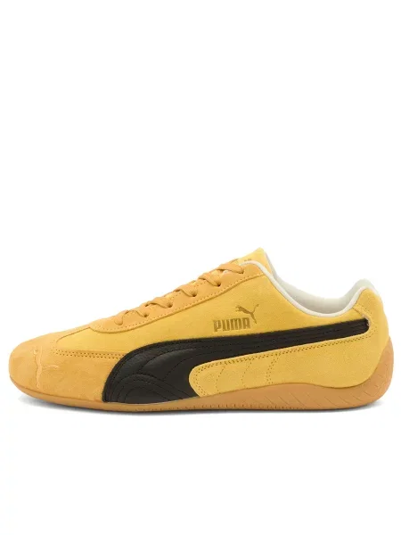 Puma sneakersy zamszowe Speedcat żółty czarne