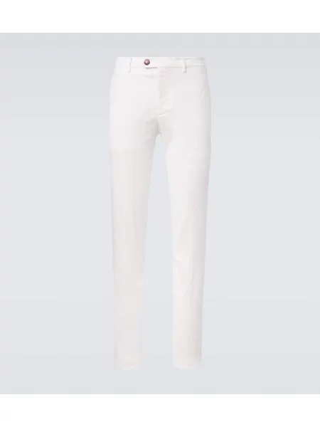 Kalhoty Brunello Cucinelli bílé