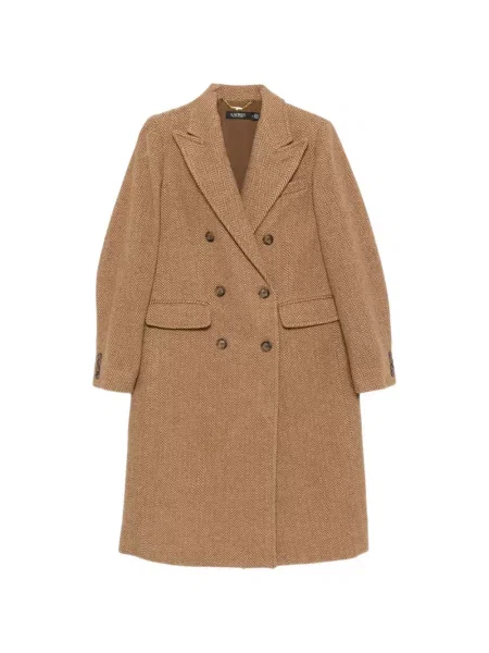 Kabát Lauren Ralph Lauren hnedá