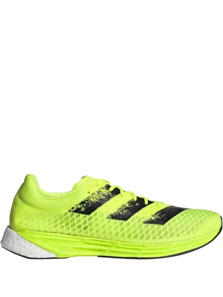 Ριγέ sneakers Adidas Solar με κορδόνια με δαντέλα μαύρο