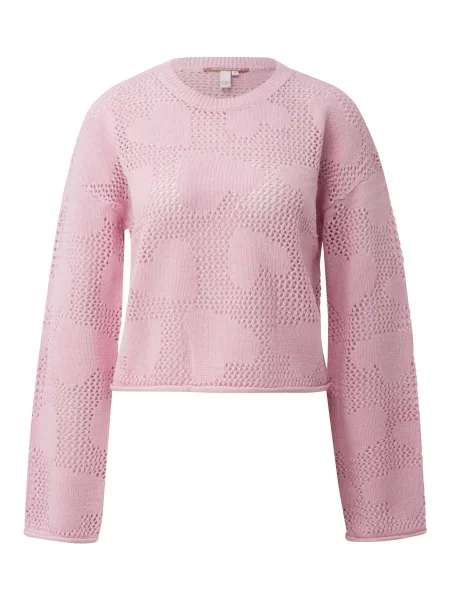 QS Pulover deschis roz