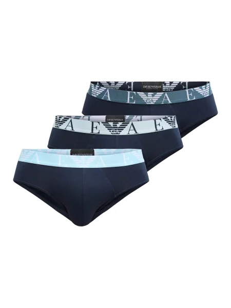 Emporio Armani Spodnje hlačke mornarska / safir / nebeško modra bela