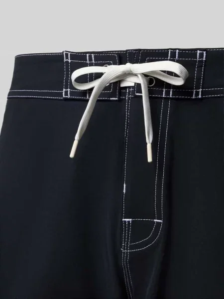 Kąpielówki Quiksilver z logo czarne