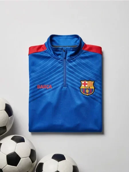 Reserved Longsleeve FC Barcelona granatowy