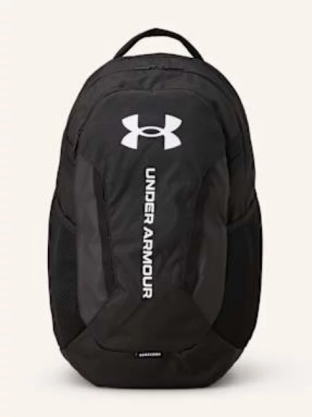Batoh Under Armour Hustle 29 l black/black/white černý