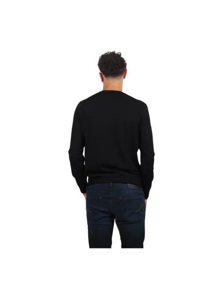 Lekki sweter Ralph Lauren wełniany czarny