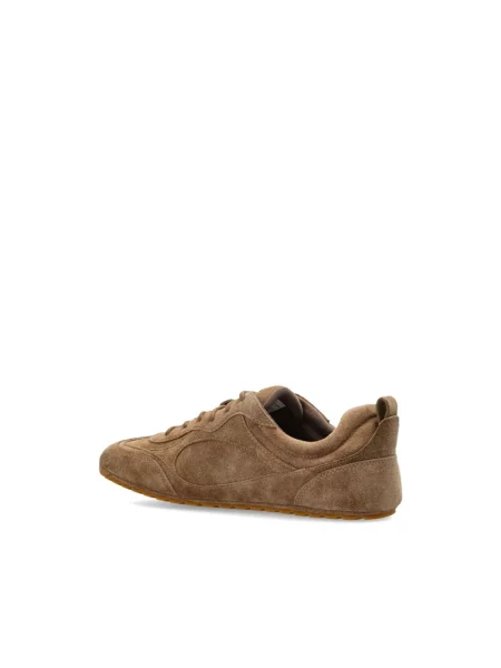 Sneakersy Tory Burch skórzane brązowe