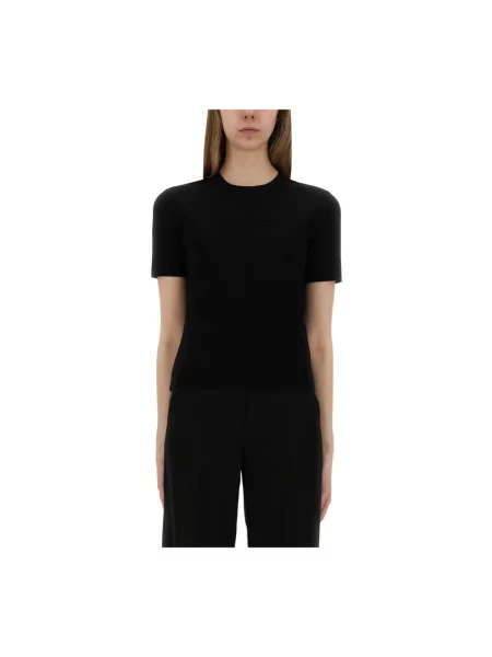 Koszulka Max Mara z długim rękawem czarna