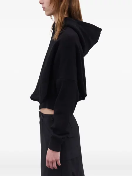 Bluza z kapturem Junya Watanabe asymetryczna czarna