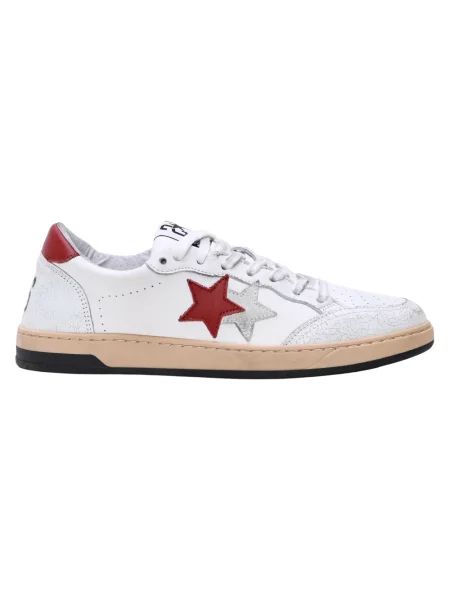 Sneakersy 2star skórzane białe