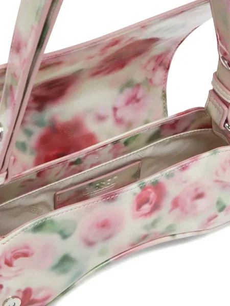 Geantă Diesel cu model floral cu imagine alb