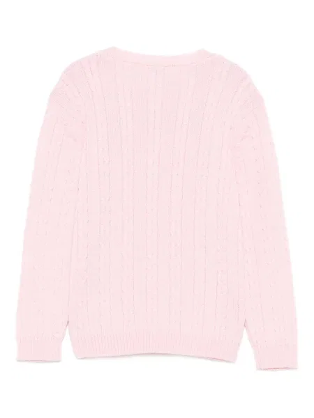 Sweter dziecięcy Siola różowy