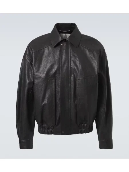 Geanta de piele Saint Laurent negru