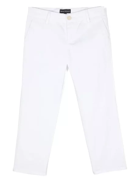 Spodnie dziecięce Emporio Armani białe