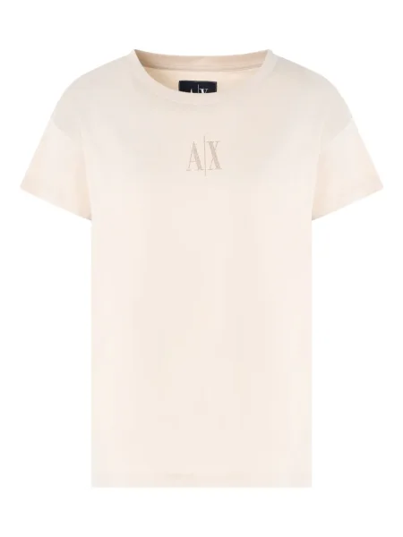 Tricou Armani Exchange cu imagine maro
