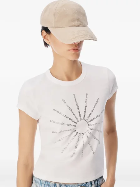 Tricou Alexander Wang alb
