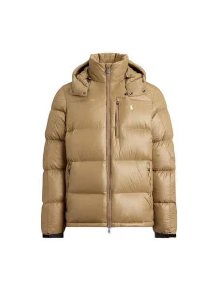 Kurtka puchowa Polo Ralph Lauren beżowa