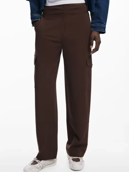 Pantaloni Desigual albastru